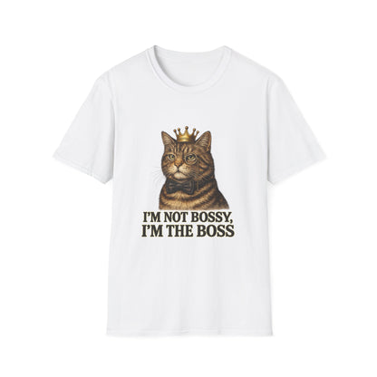 Cat Crown T‑Shirt — "I’m Not Bossy, I’m The Boss" Graphic Tee