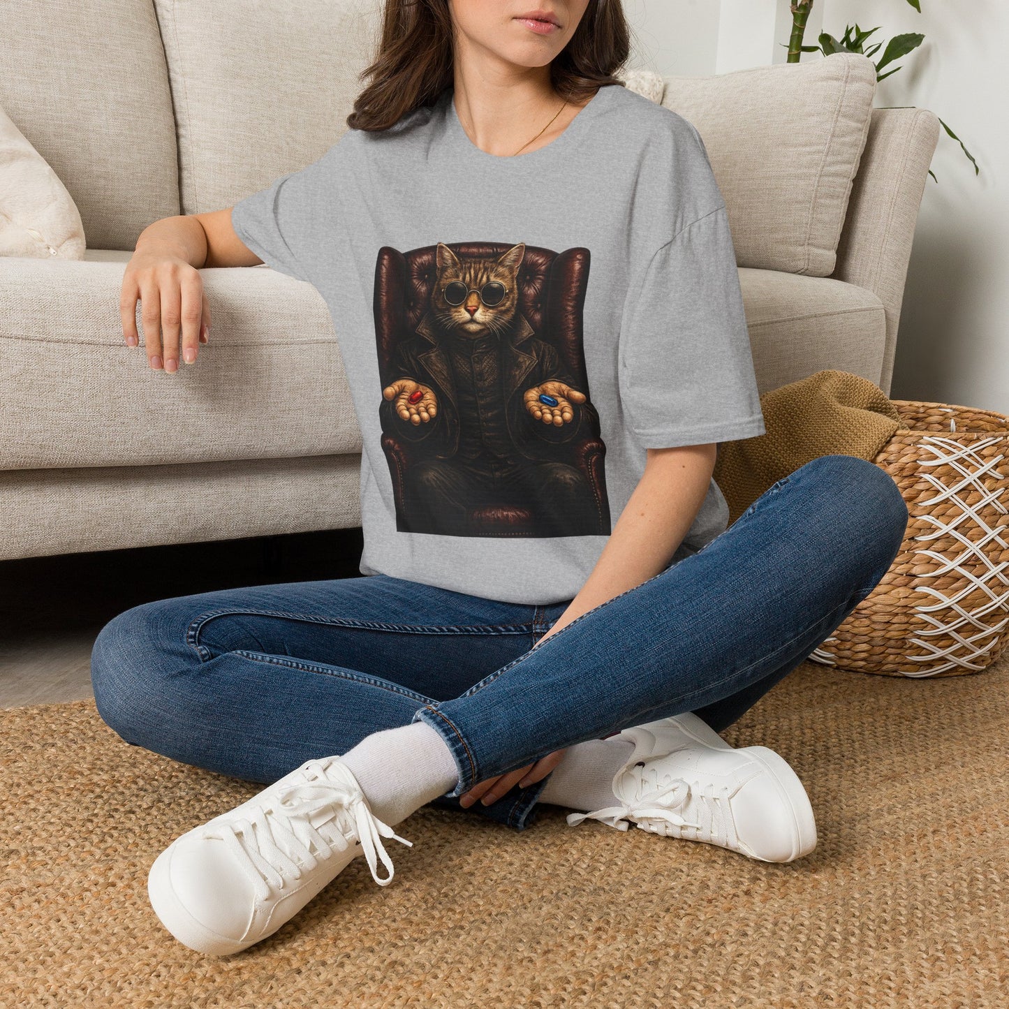 Matrix - Morpheus - Cat Parody T-Shirt