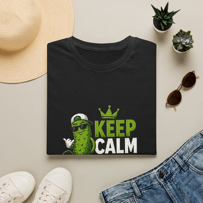 Keep Calm and Don't Be a Dickle Funny Pickleball T-Shirt