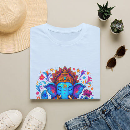 Vibrant Ganesha Hindu God Colorful T-Shirt