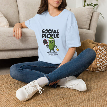 Making Friends & Missing Shots Funny Pickleball T-Shirt