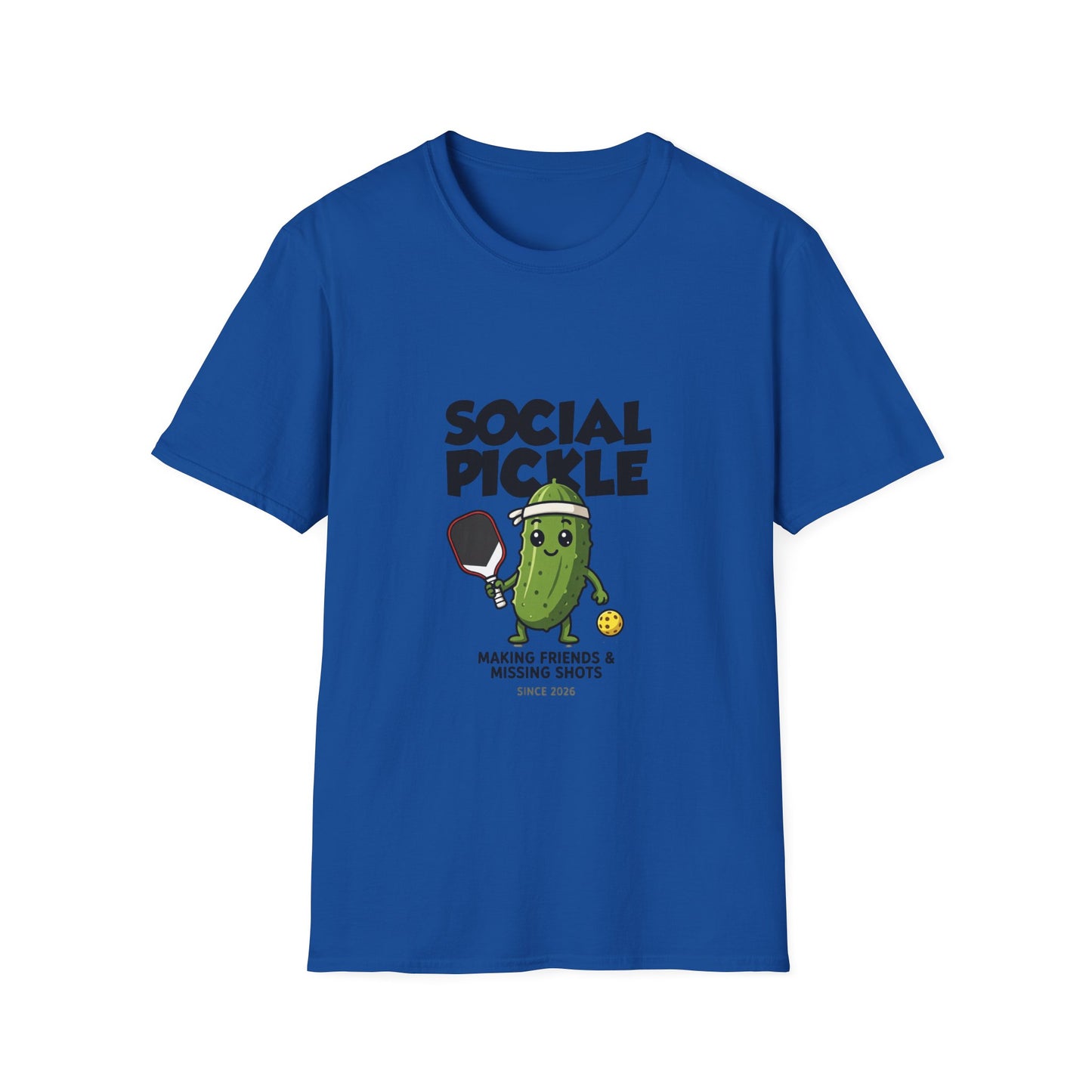 Making Friends & Missing Shots Funny Pickleball T-Shirt