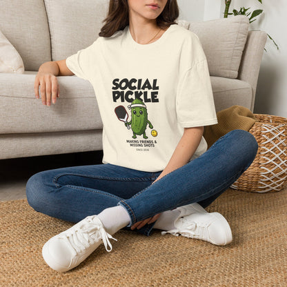 Making Friends & Missing Shots Funny Pickleball T-Shirt