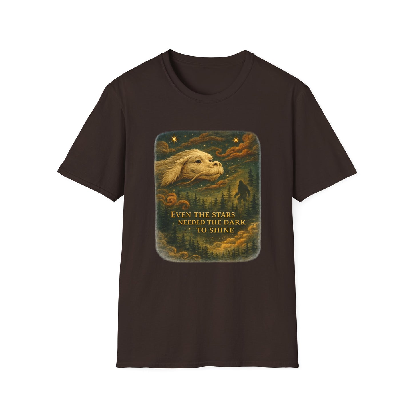 Even The Stars Needed The Dark To Shine - Falkor - T-Shirt