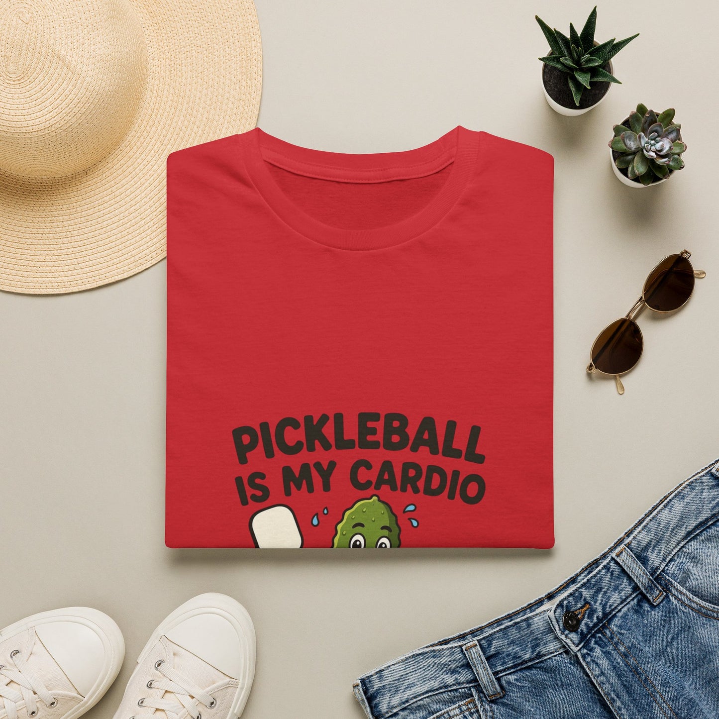 Pickleball is My Cardio Funny T-Shirt