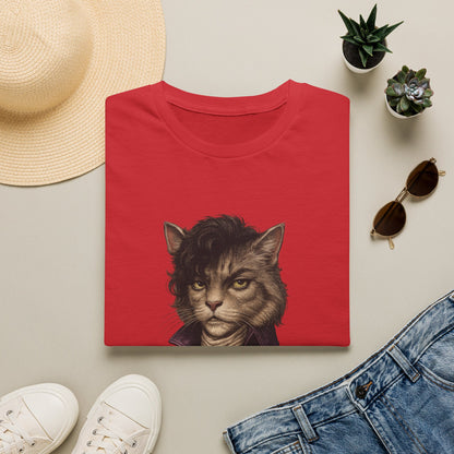 Prince Cat Parody T-Shirt — Regal Cat with Ankh Graphic