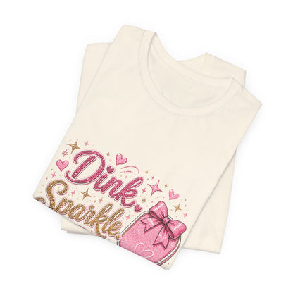 Dink Sparkle Repeat Funny Pickleball T-Shirt