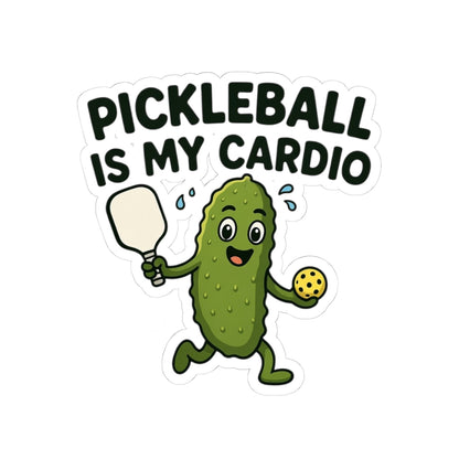 Pickleball is My Cardio Funny Sticker