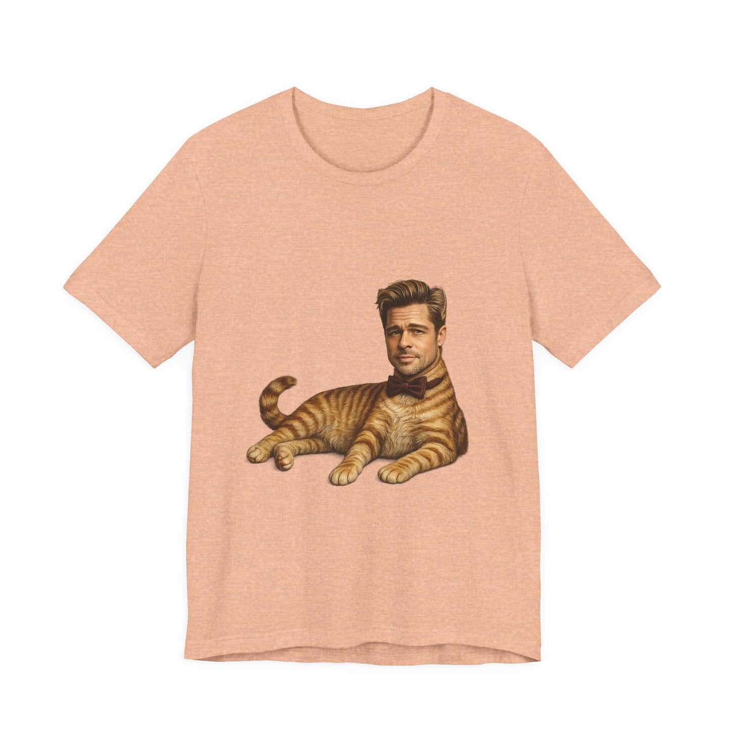 Brad Pitt Cat Parody T-Shirt