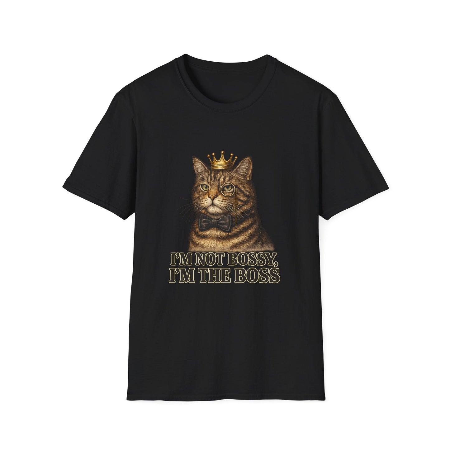 Cat Crown T‑Shirt — "I’m Not Bossy, I’m The Boss" Graphic Tee