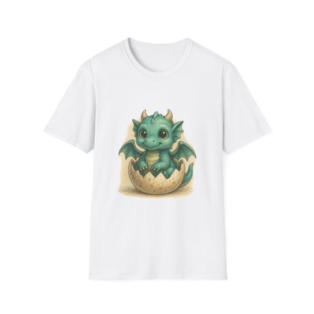 Cute Baby Dragon Hatching Egg T-Shirt