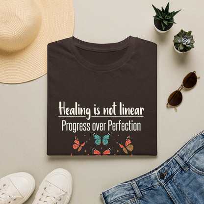 Healing Is Not Linear Progress Over Perfection T-Shirt