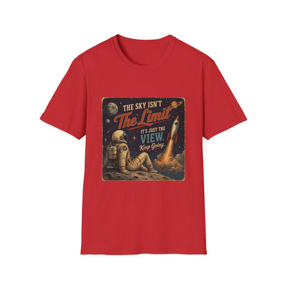 T-Shirt — "The Sky Isn't The Limit" Vintage Space Retro Graphic Tee