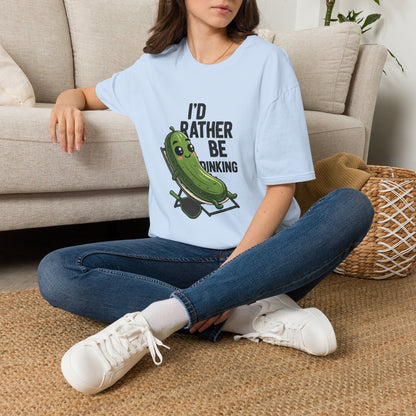I'd Rather Be Dinking Funny Pickleball T-Shirt