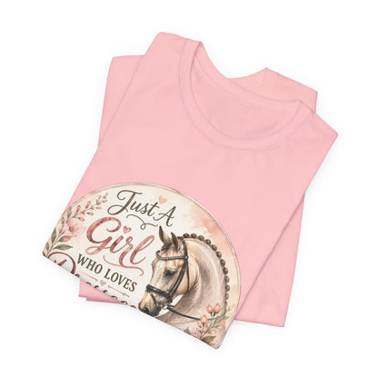 Just A Girl Who Loves Dressage Equestrian T-Shirt