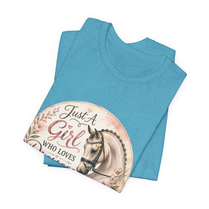 Just A Girl Who Loves Dressage Equestrian T-Shirt