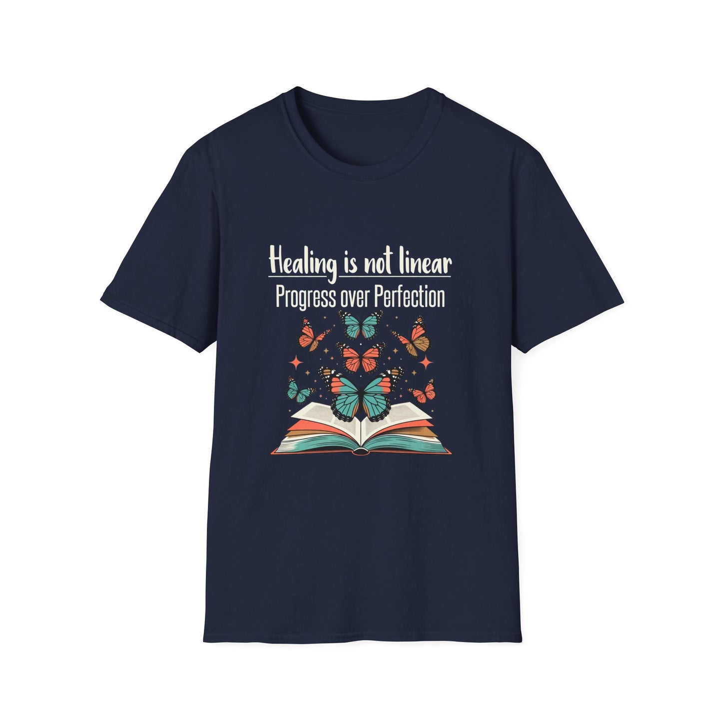 Healing Is Not Linear Progress Over Perfection T-Shirt