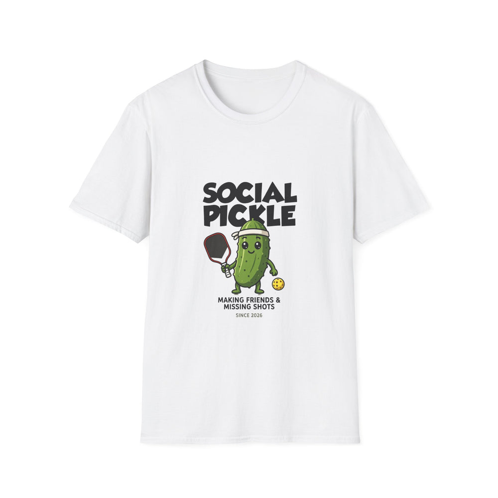 Making Friends & Missing Shots Funny Pickleball T-Shirt