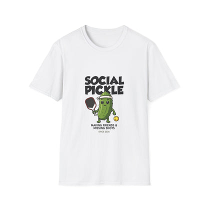 Making Friends & Missing Shots Funny Pickleball T-Shirt