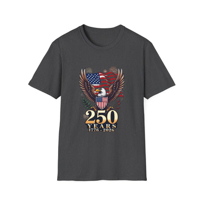 250 Years of Freedom 1776-2026 Patriotic T-Shirt