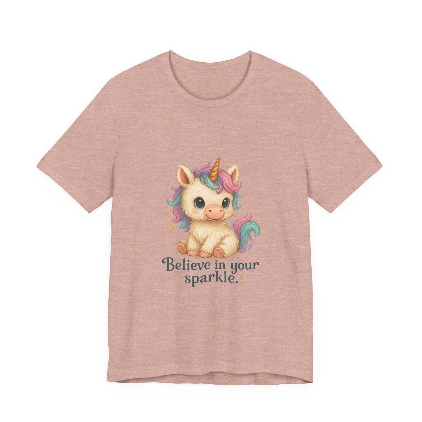 Believe in Your Sparkle Cute Unicorn T-Shirt