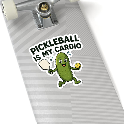 Pickleball is My Cardio Funny Sticker