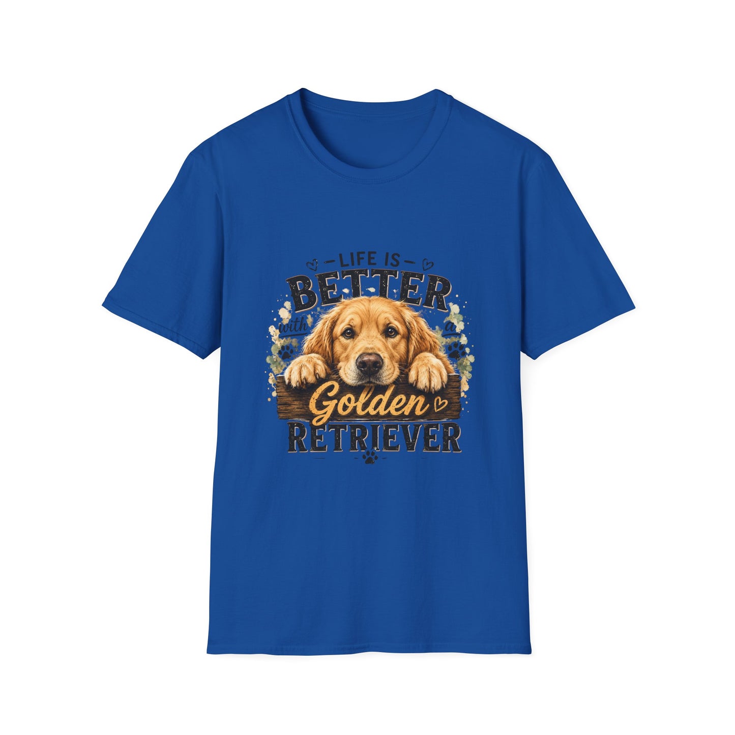 Life Is Better With a Golden Retriever T-Shirt