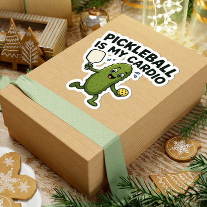 Pickleball is My Cardio Funny Sticker