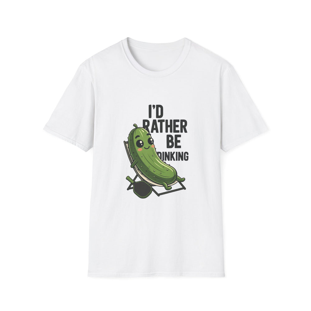 I'd Rather Be Dinking Funny Pickleball T-Shirt