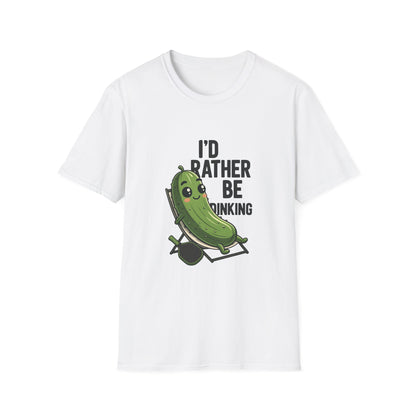 I'd Rather Be Dinking Funny Pickleball T-Shirt