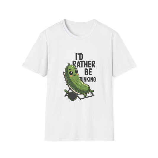 I'd Rather Be Dinking Funny Pickleball T-Shirt