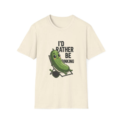 I'd Rather Be Dinking Funny Pickleball T-Shirt
