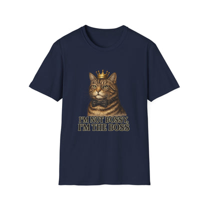 Cat Crown T‑Shirt — "I’m Not Bossy, I’m The Boss" Graphic Tee