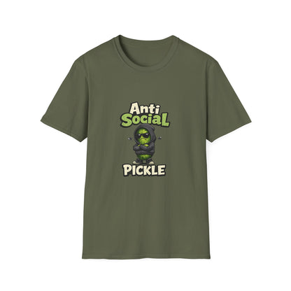 Anti Social Pickle T-Shirt — Funny Grumpy Pickleball Graphic Tee