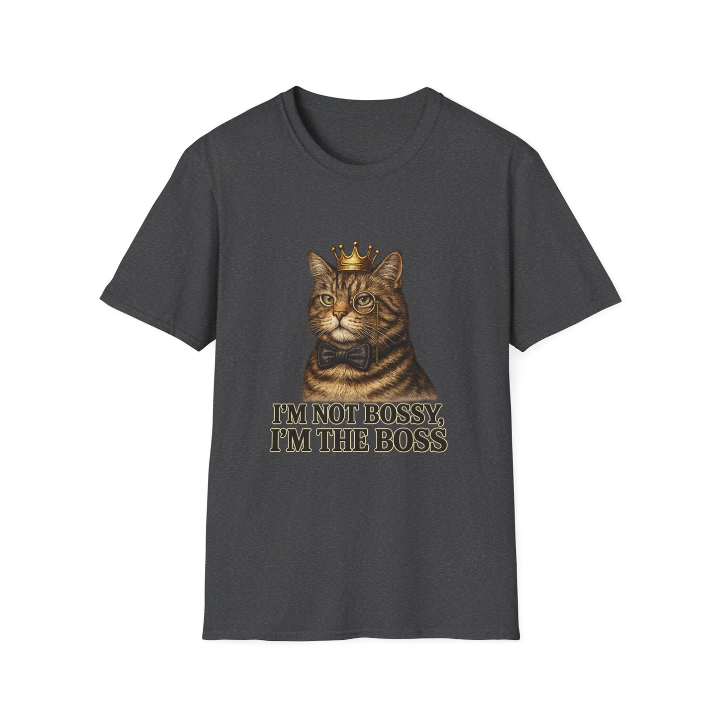Cat Crown T‑Shirt — "I’m Not Bossy, I’m The Boss" Graphic Tee