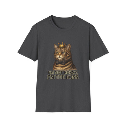 Cat Crown T‑Shirt — "I’m Not Bossy, I’m The Boss" Graphic Tee