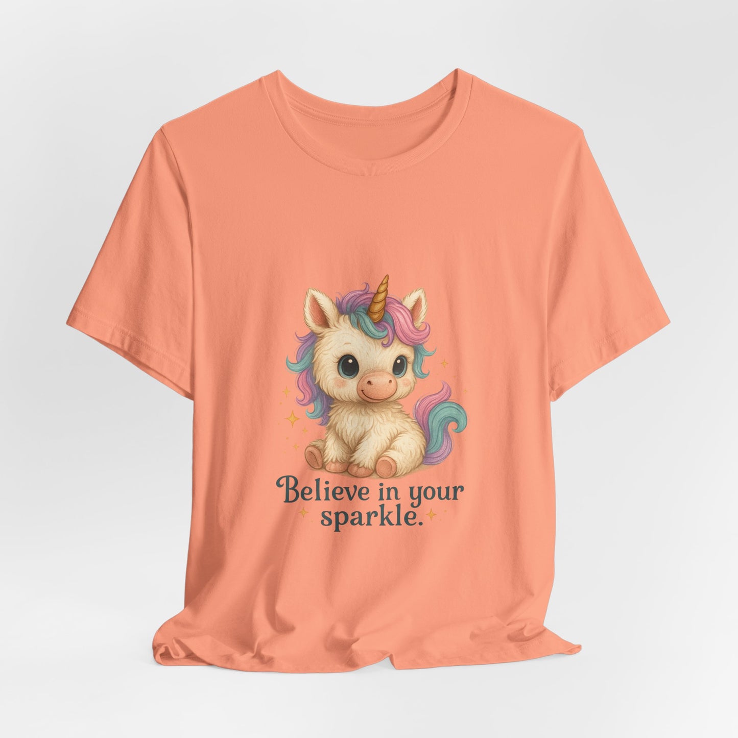 Believe in Your Sparkle Cute Unicorn T-Shirt
