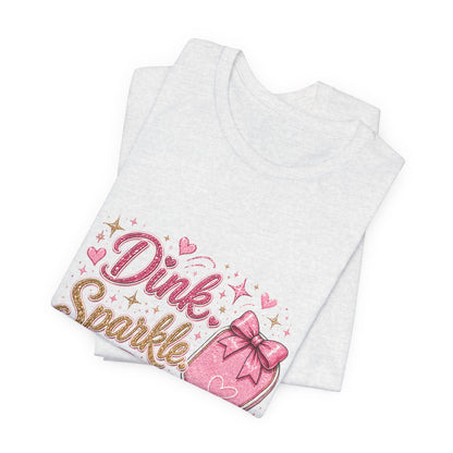 Dink Sparkle Repeat Funny Pickleball T-Shirt
