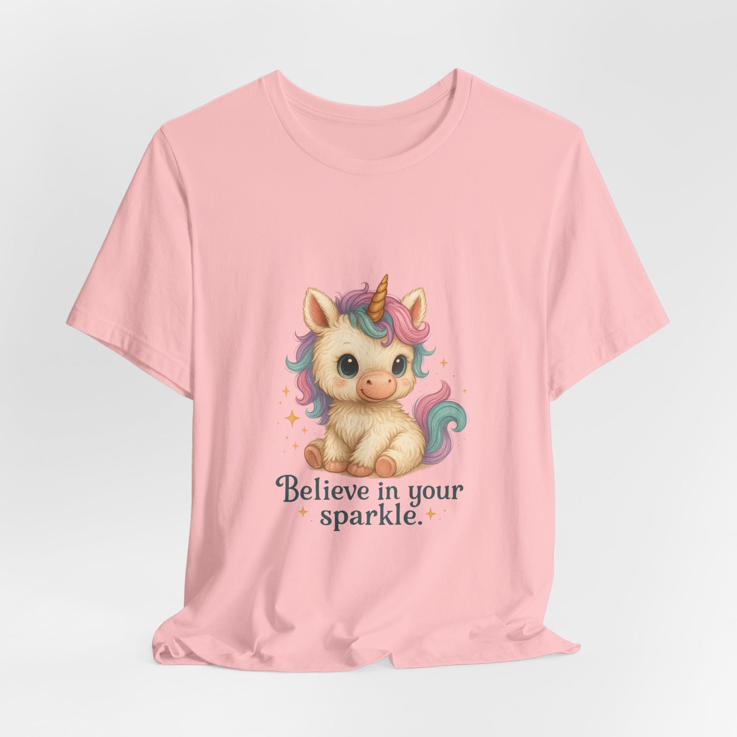 Believe in Your Sparkle Cute Unicorn T-Shirt