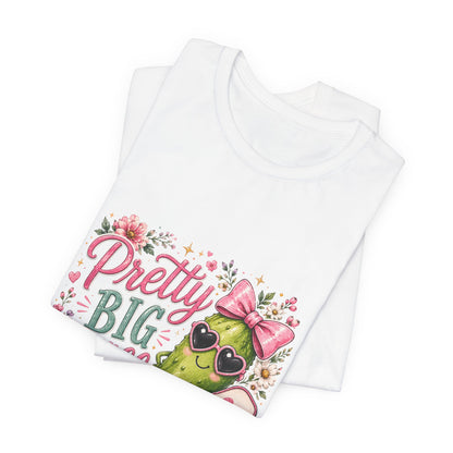 Pretty Big Dill T‑Shirt — Cute Pickleball Graphic Tee with Floral Accents