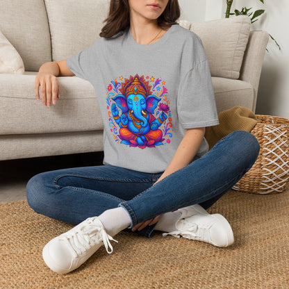 Vibrant Ganesha Hindu God Colorful T-Shirt