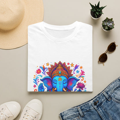 Vibrant Ganesha Hindu God Colorful T-Shirt