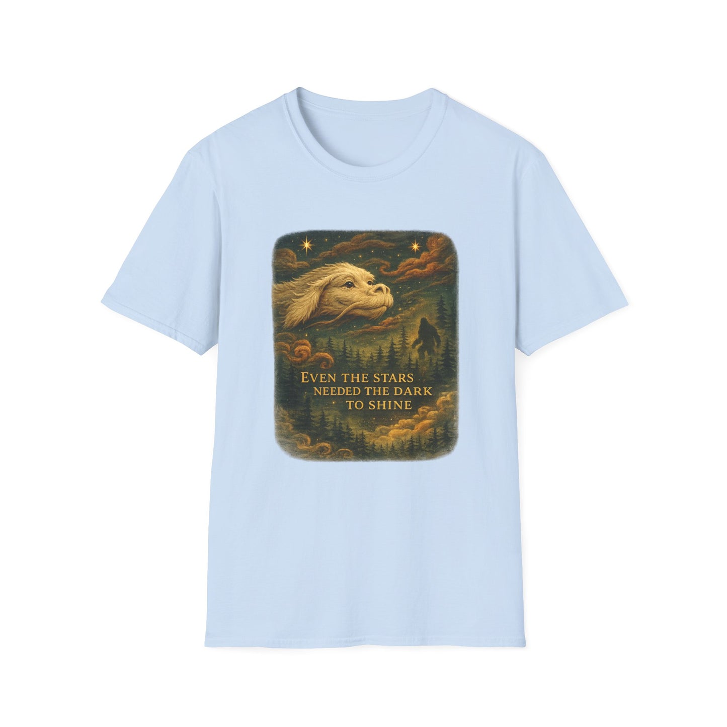 Even The Stars Needed The Dark To Shine - Falkor - T-Shirt