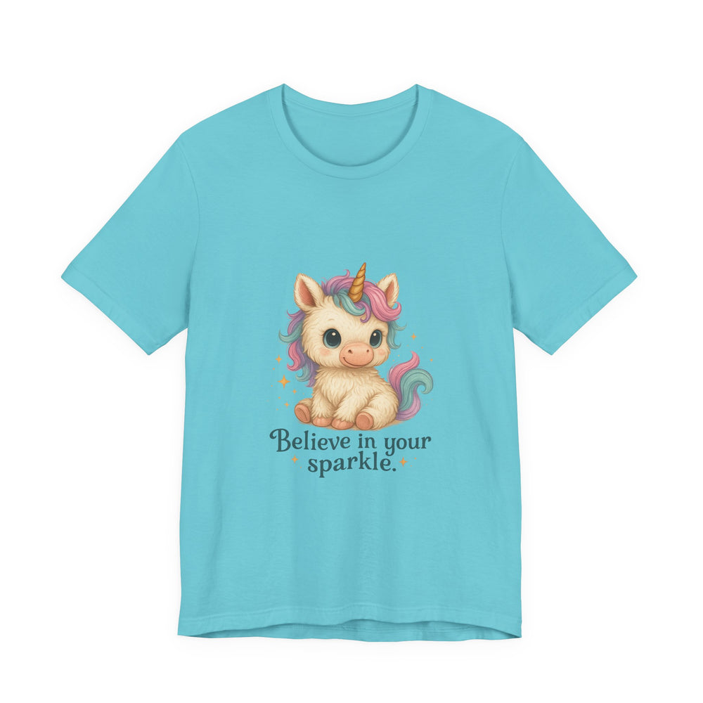 Believe in Your Sparkle Cute Unicorn T-Shirt