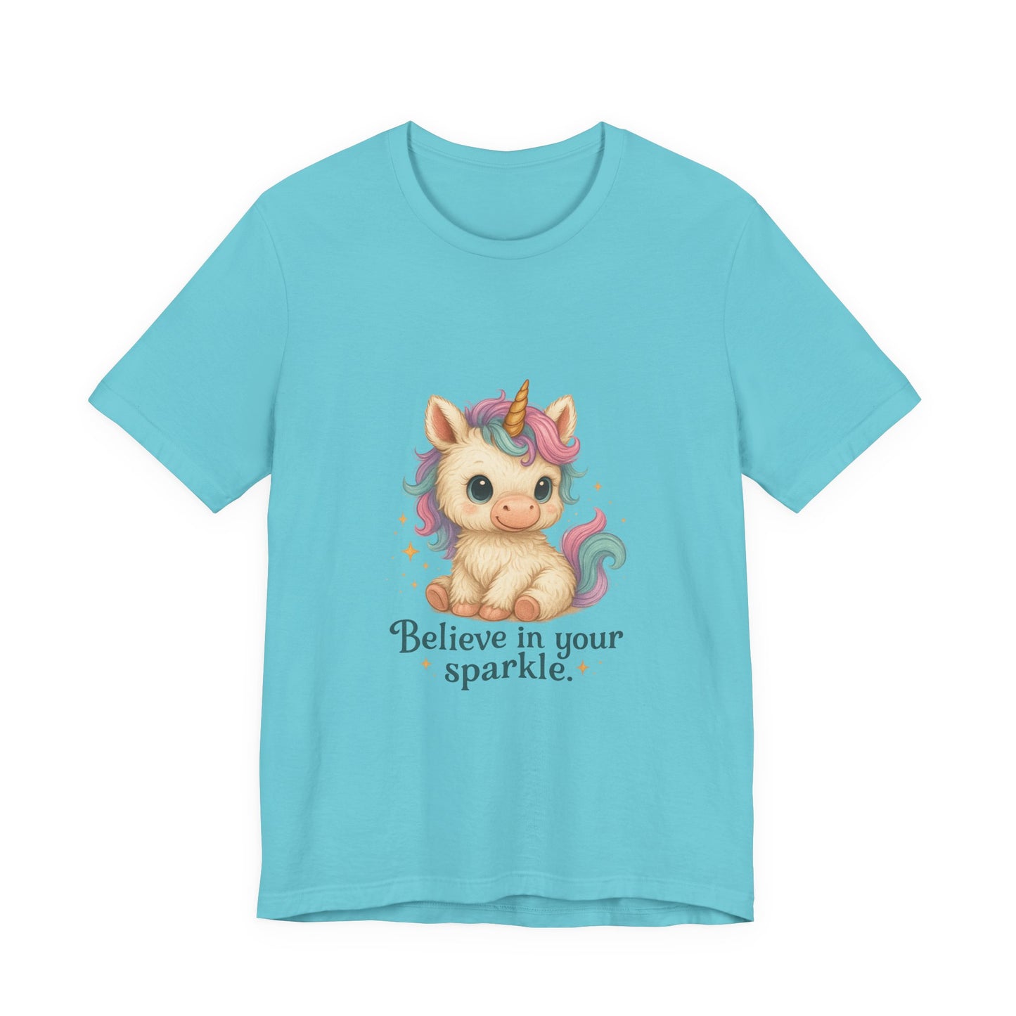 Believe in Your Sparkle Cute Unicorn T-Shirt
