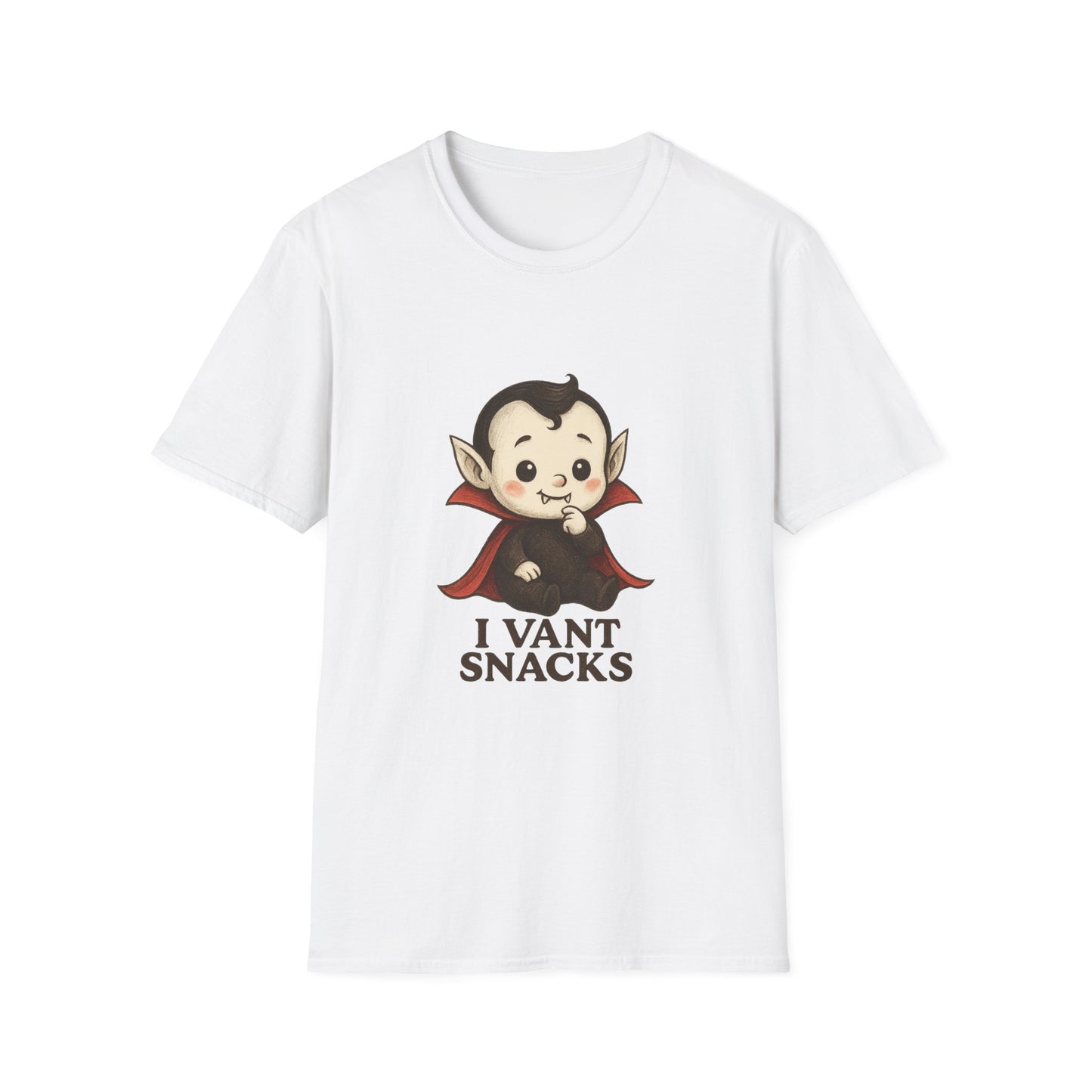 I Vant Snacks Funny Baby Vampire T-Shirt