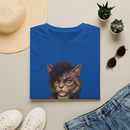 Prince Cat Parody T-Shirt — Regal Cat with Ankh Graphic