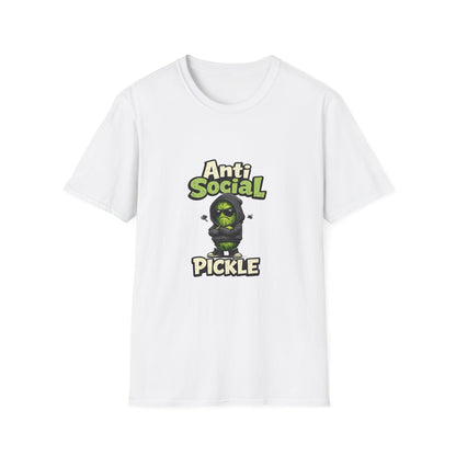 Anti Social Pickle T-Shirt — Funny Grumpy Pickleball Graphic Tee
