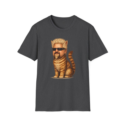 Guy Fieri Cat Funny Parody T-Shirt