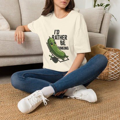 I'd Rather Be Dinking Funny Pickleball T-Shirt
